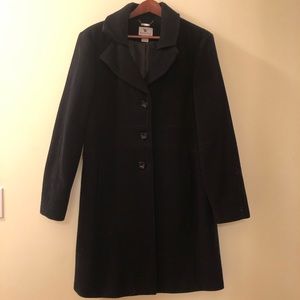 Worthington Wool-blend Button-closure Winter Coat